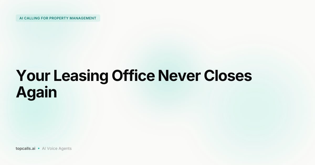 Cover image for AI Voice Agents for Property Management and Tenant Screening