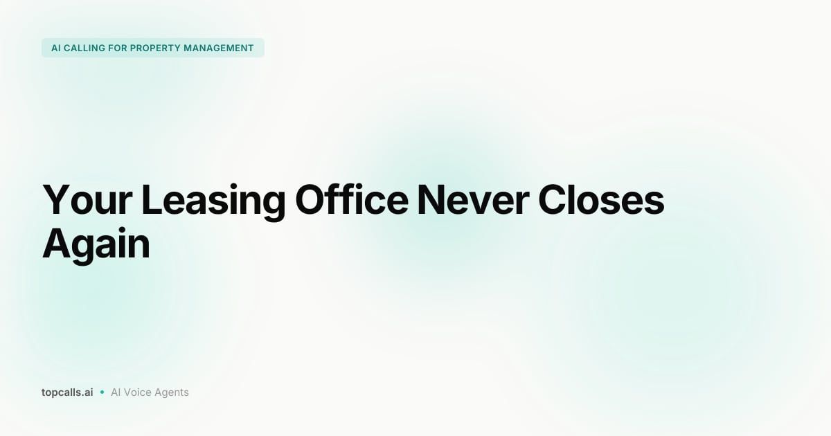 Cover Image for AI Voice Agents for Property Management and Tenant Screening