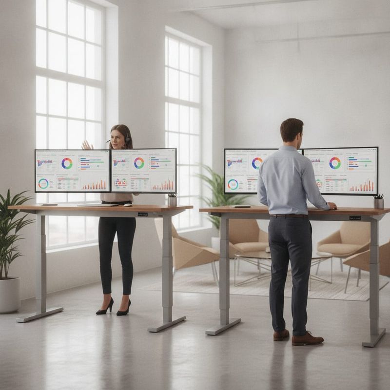 Sales team reviewing AI SDR pricing on dashboards