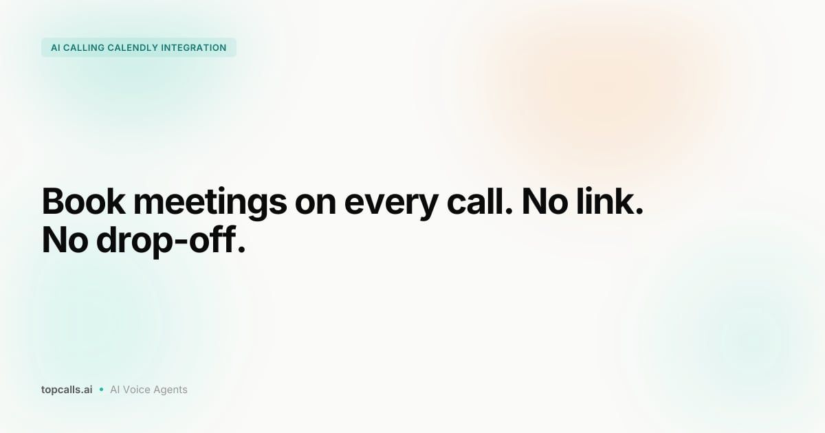 Cover Image for Connect AI Calling to Calendly and Cal.com: Setup Guide