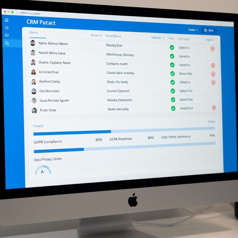 CRM dashboard showing DNC list scrubbing and opt-out tracking for AI dialer compliance