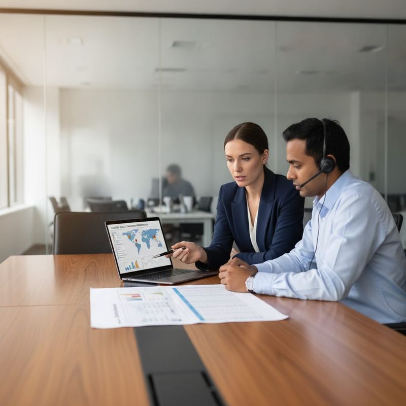 Brokerage compliance team planning cross-border AI calling by country