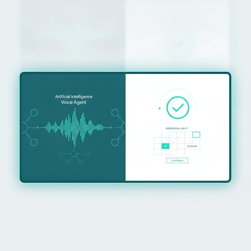 AI voice agent connecting to calendar and confirming a booked appointment