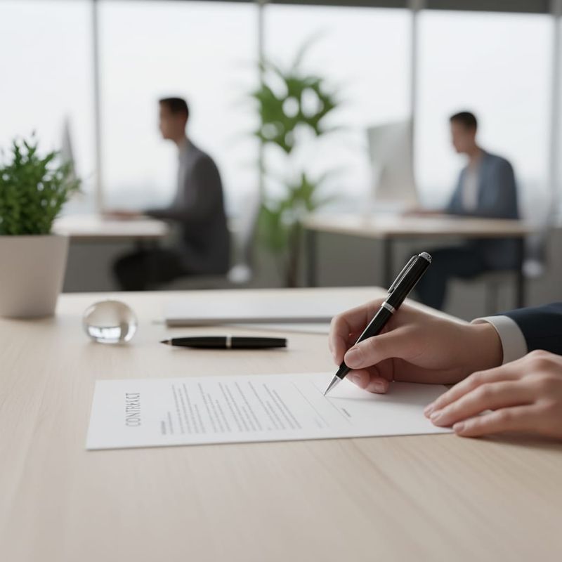 Healthcare provider signing a Business Associate Agreement for HIPAA-compliant AI calling