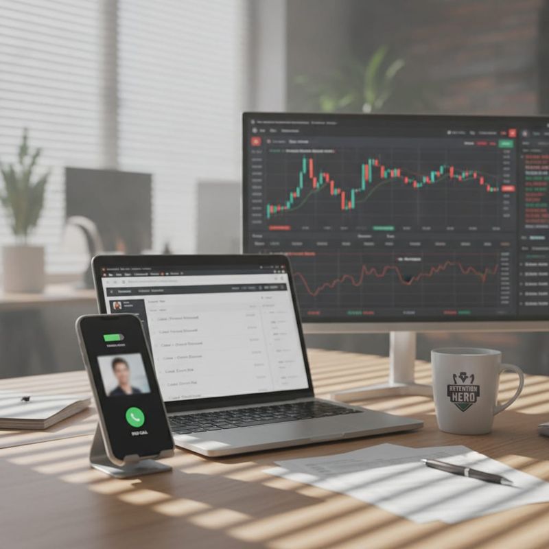 CRM record updating with AI call outcomes for a dormant MT5 trader