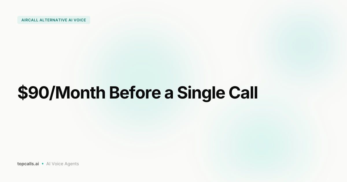 Cover Image for Best Aircall Alternatives With AI Voice Agents in 2026