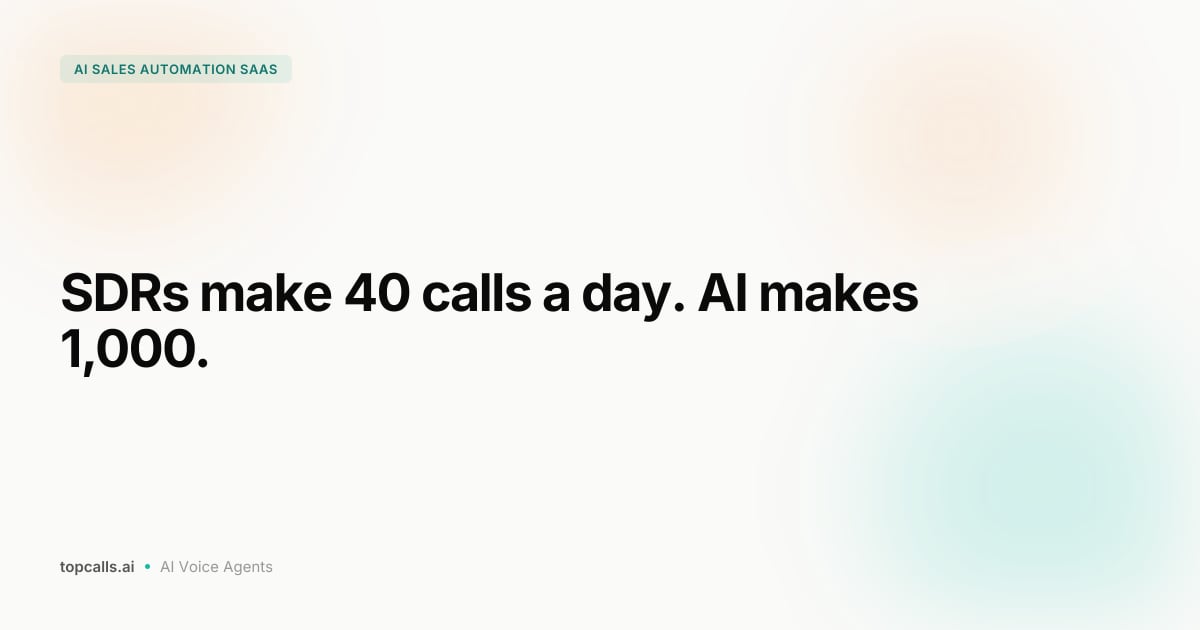 Cover image for AI Sales Automation for SaaS: Fill Your Pipeline Without More SDRs