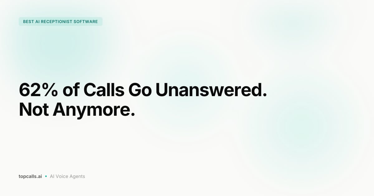 Cover image for Best AI Receptionist Software in 2026: 10 Tools Ranked