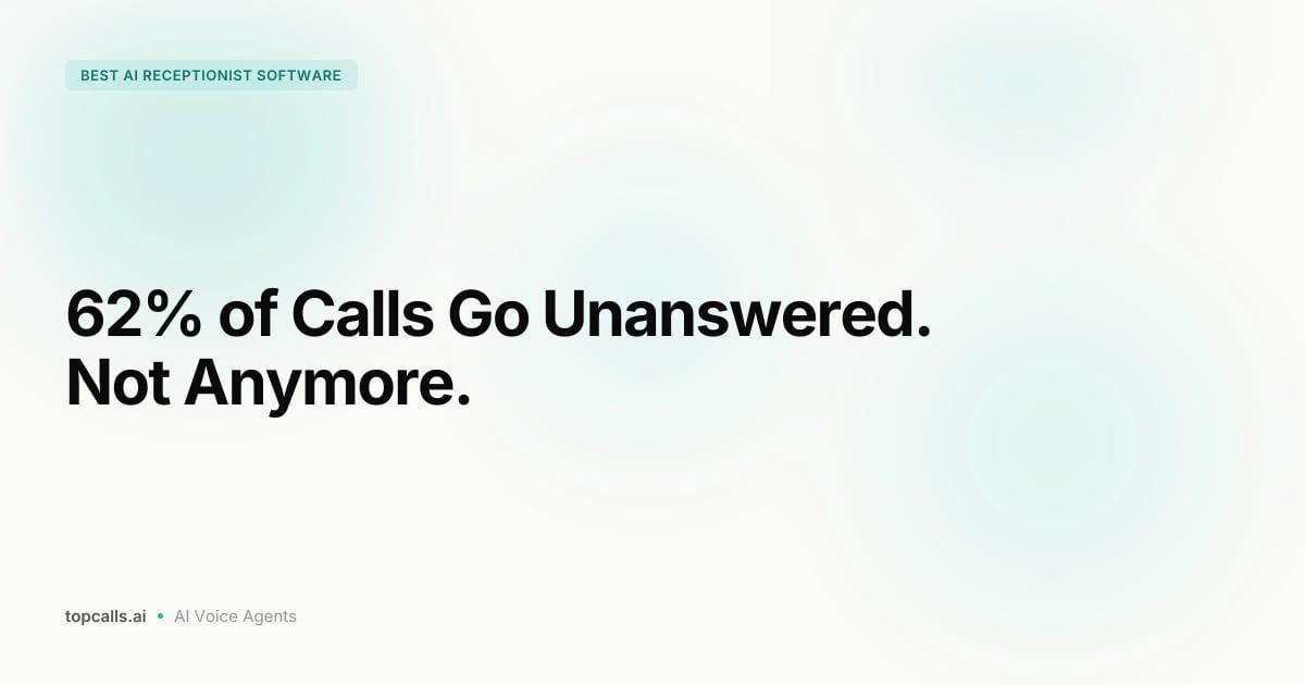 Cover Image for Best AI Receptionist Software in 2026: 10 Tools Ranked