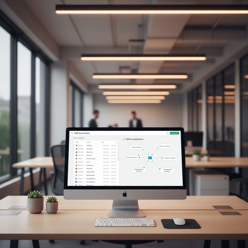 CRM dashboard showing automated follow-up workflows after sales calls