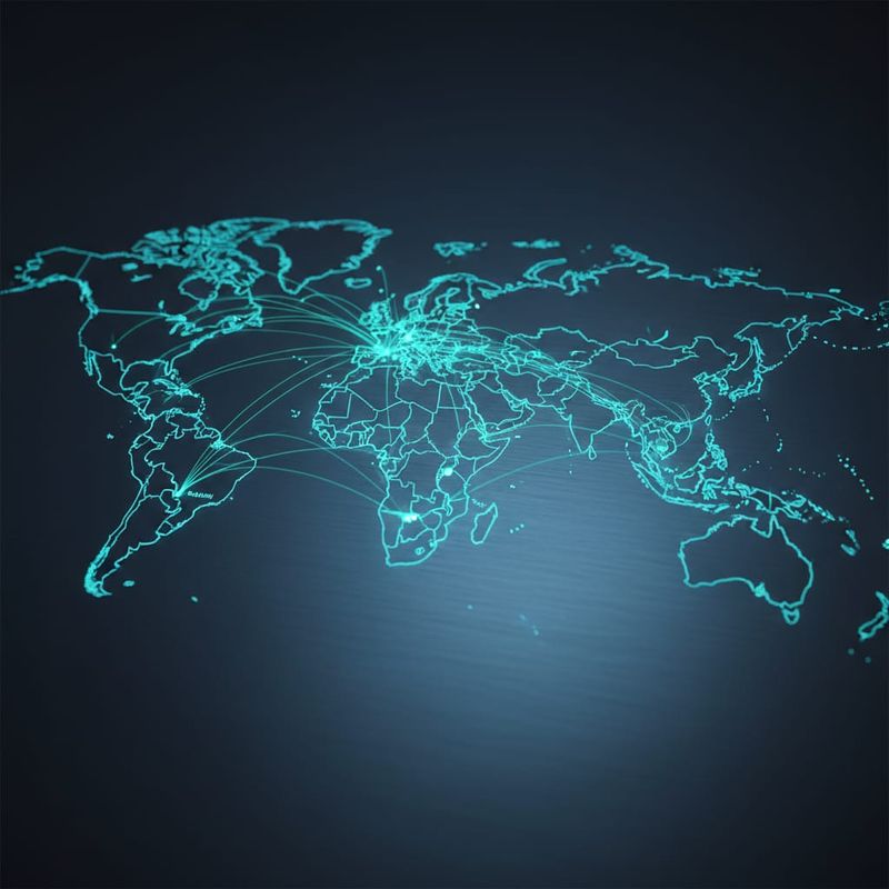 Global reach of multilingual AI voice agent language coverage across continents