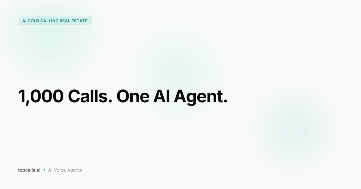 Cover image for AI Cold Calling for Real Estate: Scripts, Tools, Results