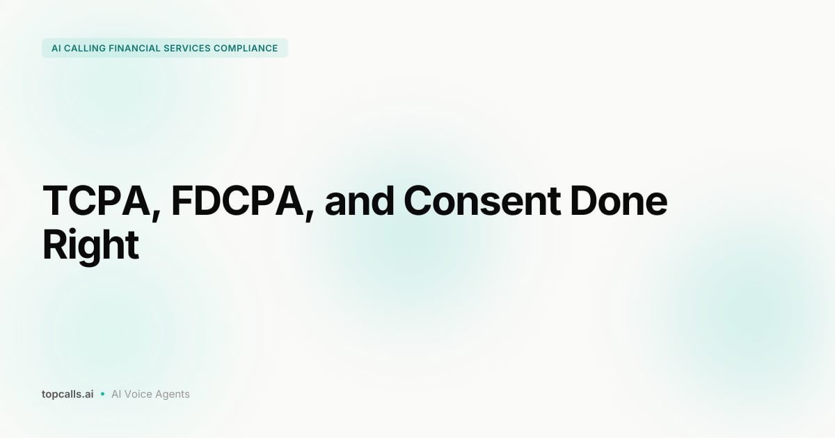 Cover image for AI Calling for Financial Services: Compliance and Loan Officer Follow-Up