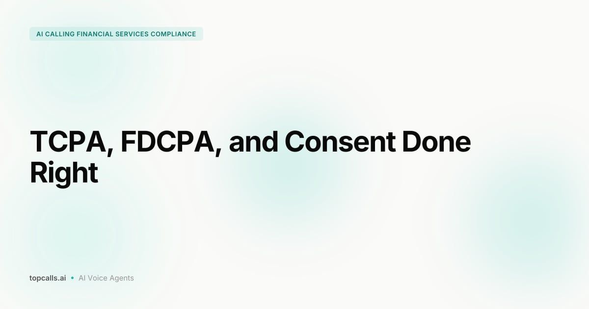Cover Image for AI Calling for Financial Services: Compliance and Loan Officer Follow-Up