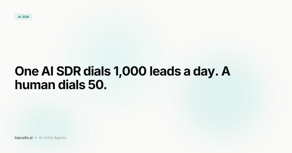 Cover Image for What Is an AI SDR? Roles, Limits, and ROI in 2026