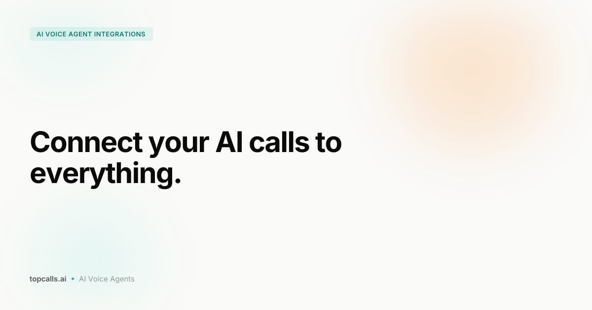 AI Voice Agent Integrations: Your Complete 2026 Guide