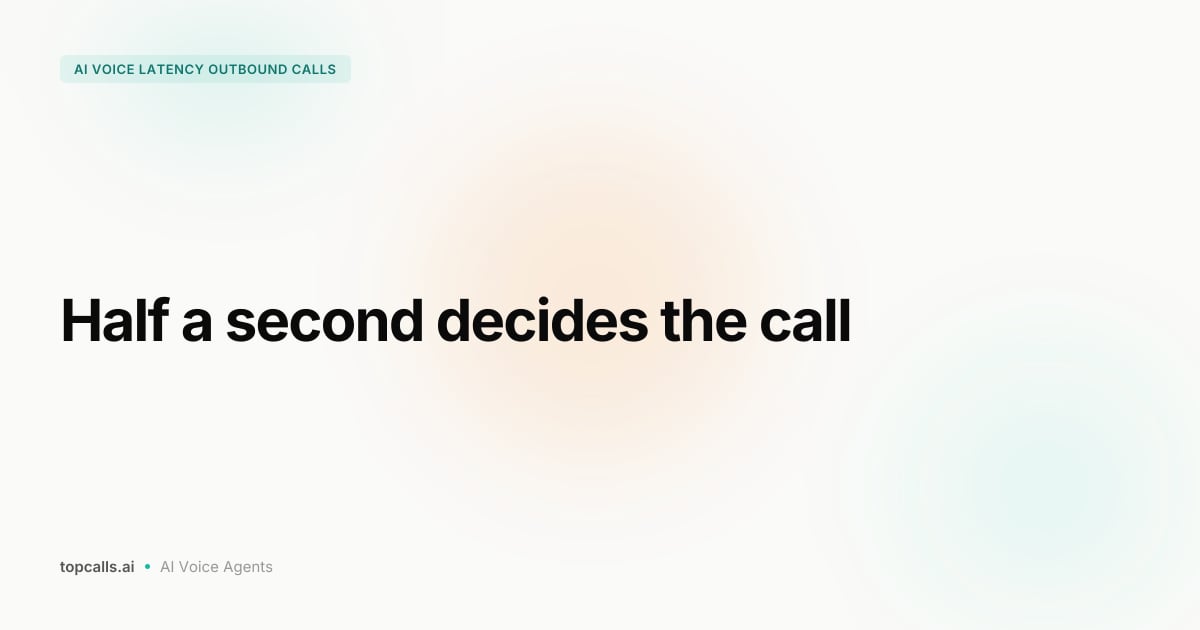 Cover image for AI Voice Latency: What Brokerage Buyers Should Test