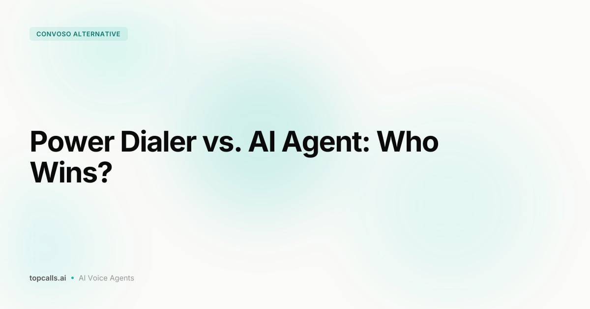 Convoso vs. TopCalls: Power Dialer and AI Agent Comparison for 2026