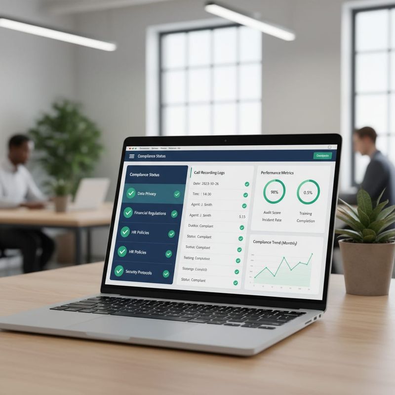 AI cold calling compliance dashboard tracking TCPA consent records and opt-out metrics
