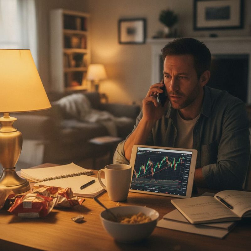 Dormant trader taking an AI reactivation call that opens with a recording and AI disclosure