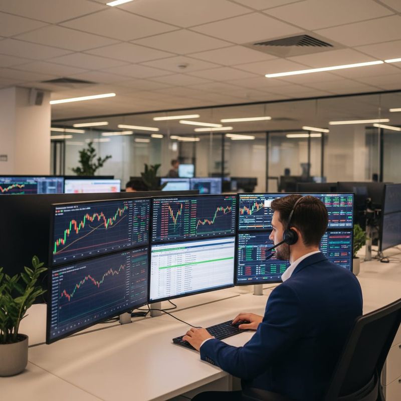 Sales team running reactivation calls for dormant trading accounts using AI analytics