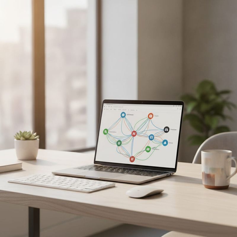 No-code workflow builder connecting AI call events to CRM, calendar, and Slack