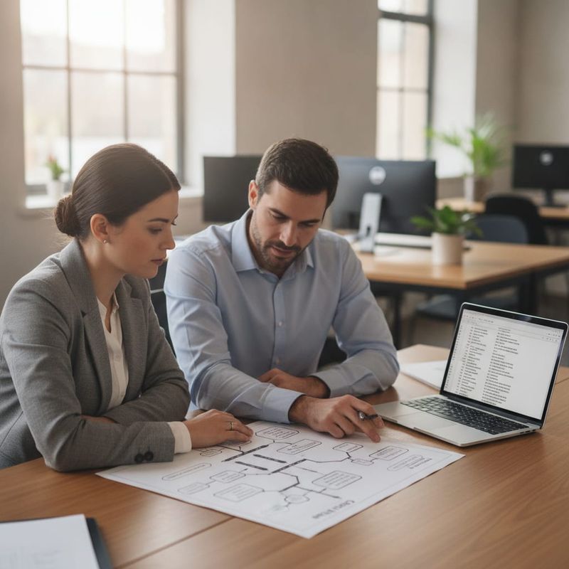 Brokerage compliance and sales leads reviewing a trader objection flow together