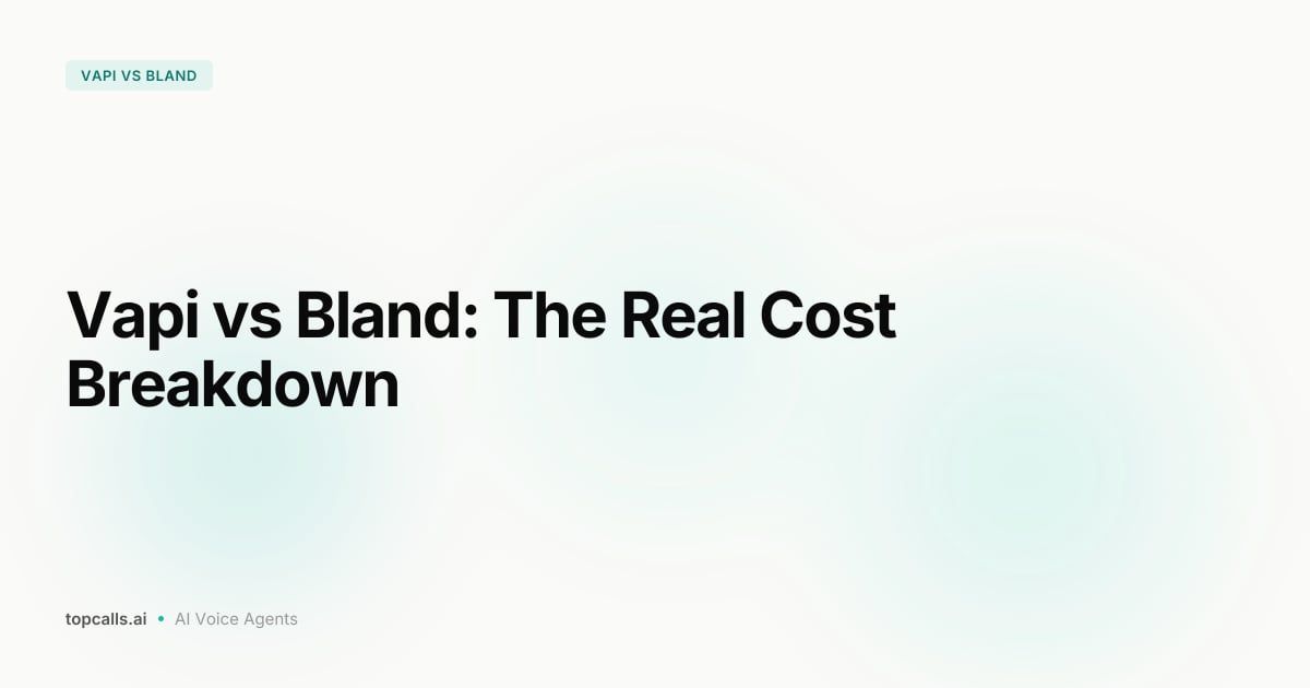Cover Image for Vapi vs Bland AI: Which AI Voice Platform Wins in 2026?