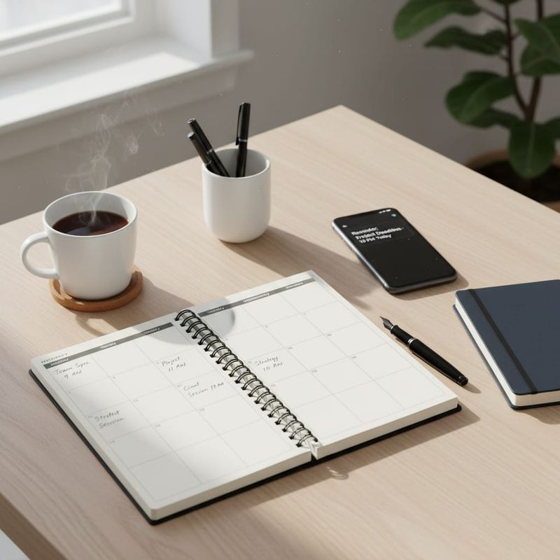 Sales calendar with AI-booked appointments and automated meeting reminder workflow