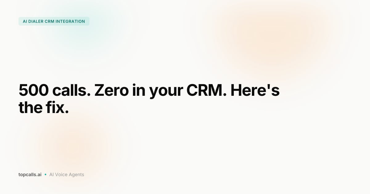 Cover image for How to Integrate an AI Sales Dialer With HubSpot, Salesforce, and Pipedrive