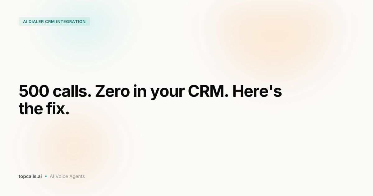 Cover image for How to Integrate an AI Sales Dialer With HubSpot, Salesforce, and Pipedrive