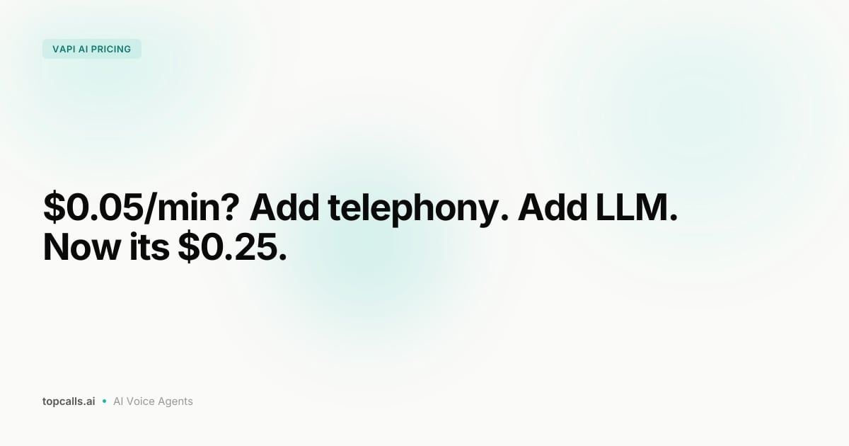 Cover image for Vapi AI vs. Retell AI vs. TopCalls: Full Pricing for 10,000 Calls/Month