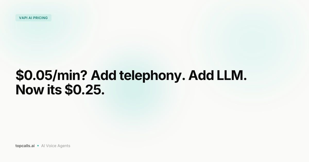 Cover Image for Vapi AI vs. Retell AI vs. TopCalls: Full Pricing for 10,000 Calls/Month