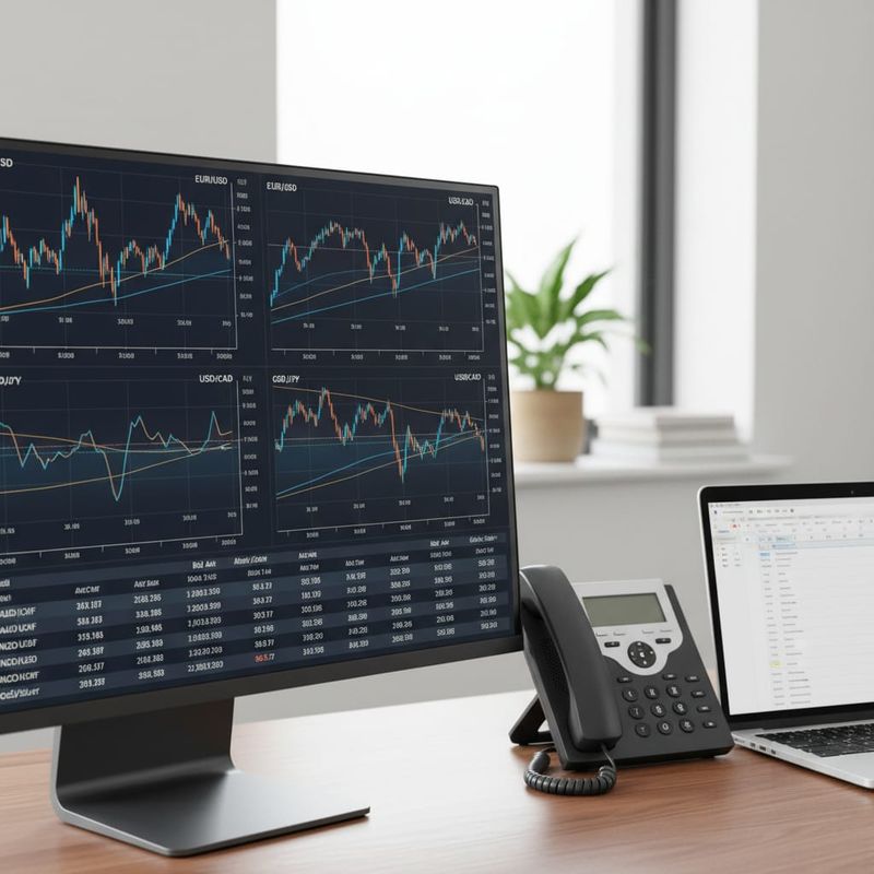 Forex trading account dashboard used during customer reactivation calls