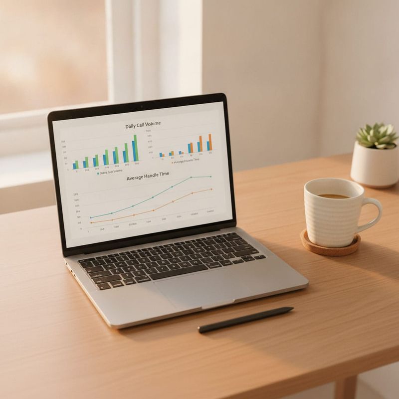 Outbound call analytics dashboard comparing AI calling and predictive dialer performance
