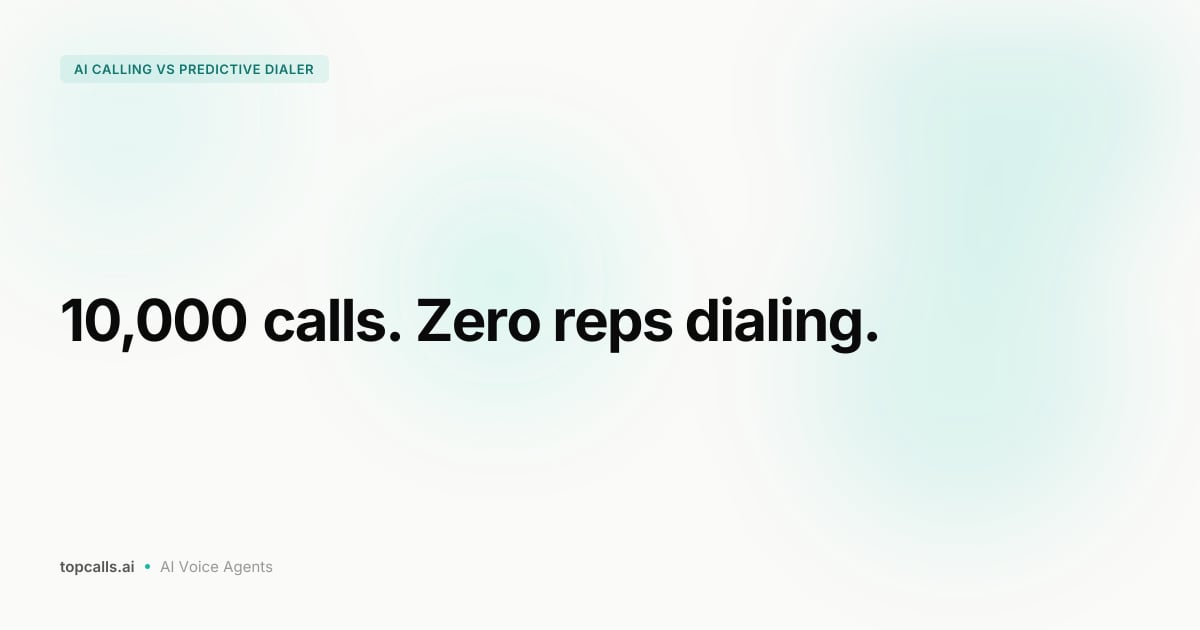 Cover image for AI Calling vs Predictive Dialer: When to Use Which in 2026