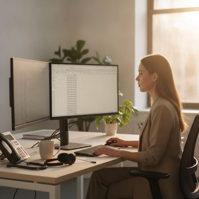 Broker operations lead splitting a dormant trader call list by country before an AI calling campaign