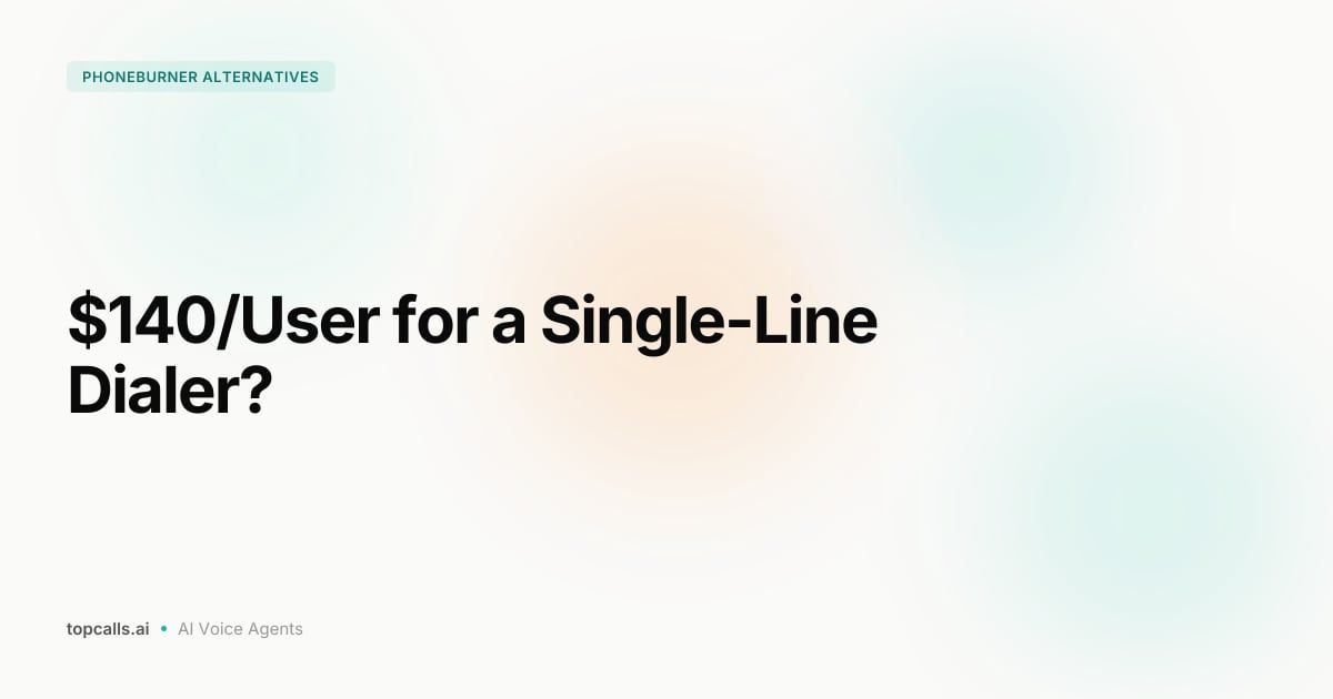 Cover Image for Best PhoneBurner Alternatives With AI Voice Agents in 2026