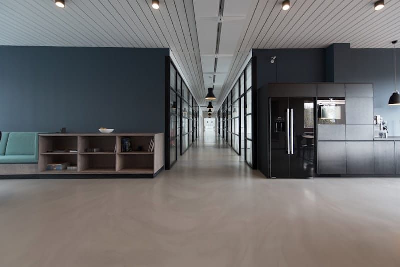 Modern medical office reception and front-desk waiting area