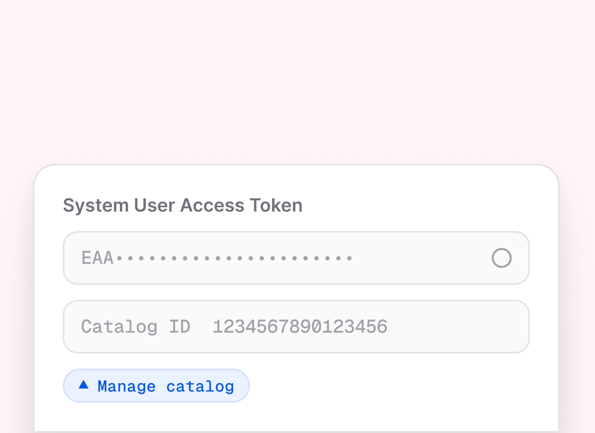 Connect your Meta catalog