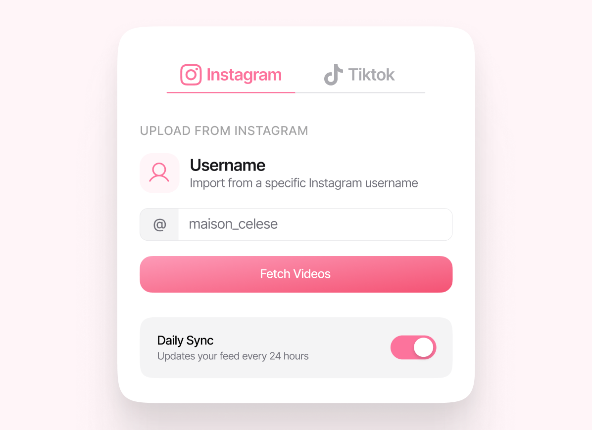 Connect Your Socials Media Accounts