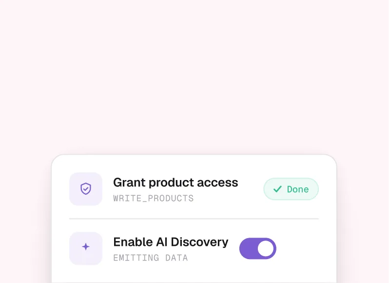 Grant access & enable