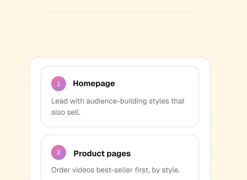 Recommend where to use them