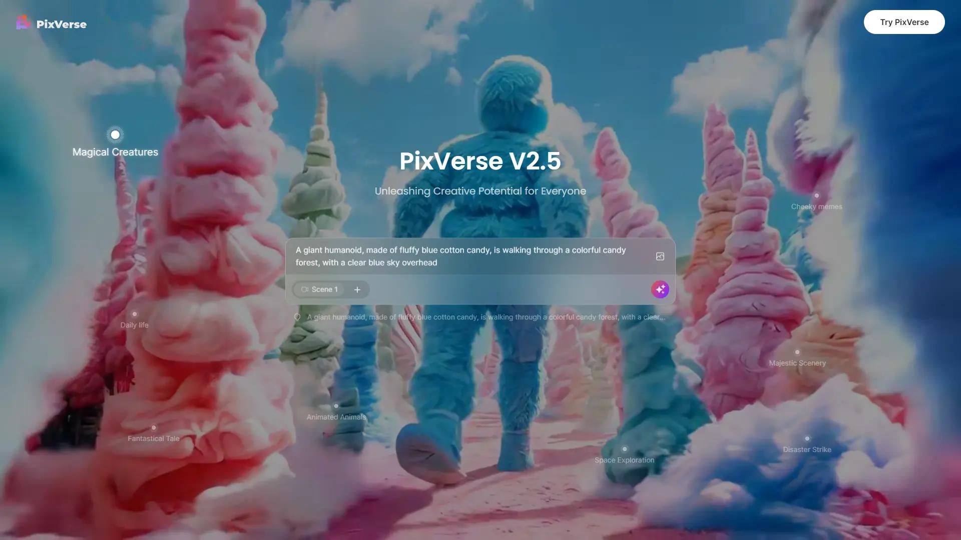 PixVerse AI Website Image