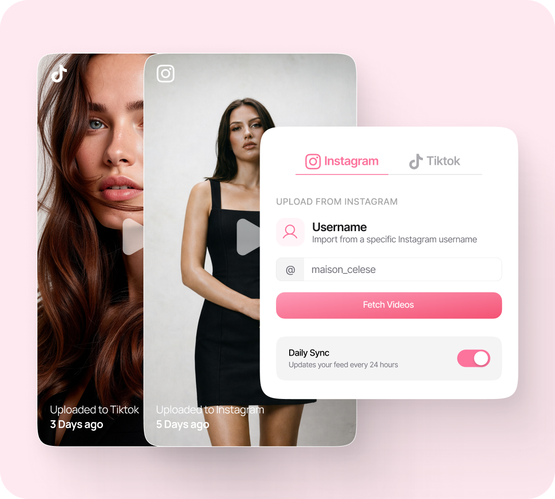Social Videos, Instantly Live on Your Storefront | Whatmore