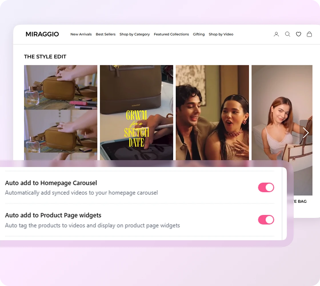 Social Videos, Instantly Live on Your Storefront | Whatmore