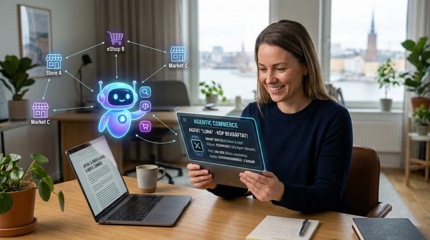 AI-driven e-handelsplattform – och hur agentic commerce förändrar e-handeln