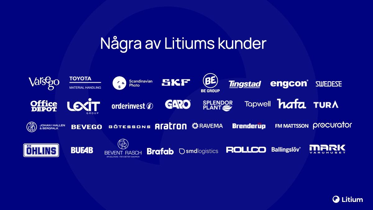 Några av Litiums kunder