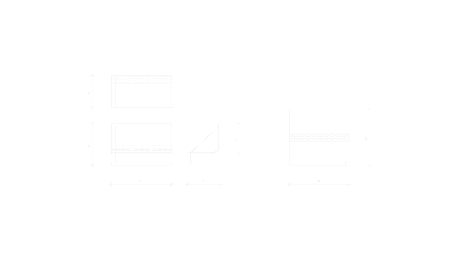 dimensional drawing of Taneli Kakkonen Coat rack