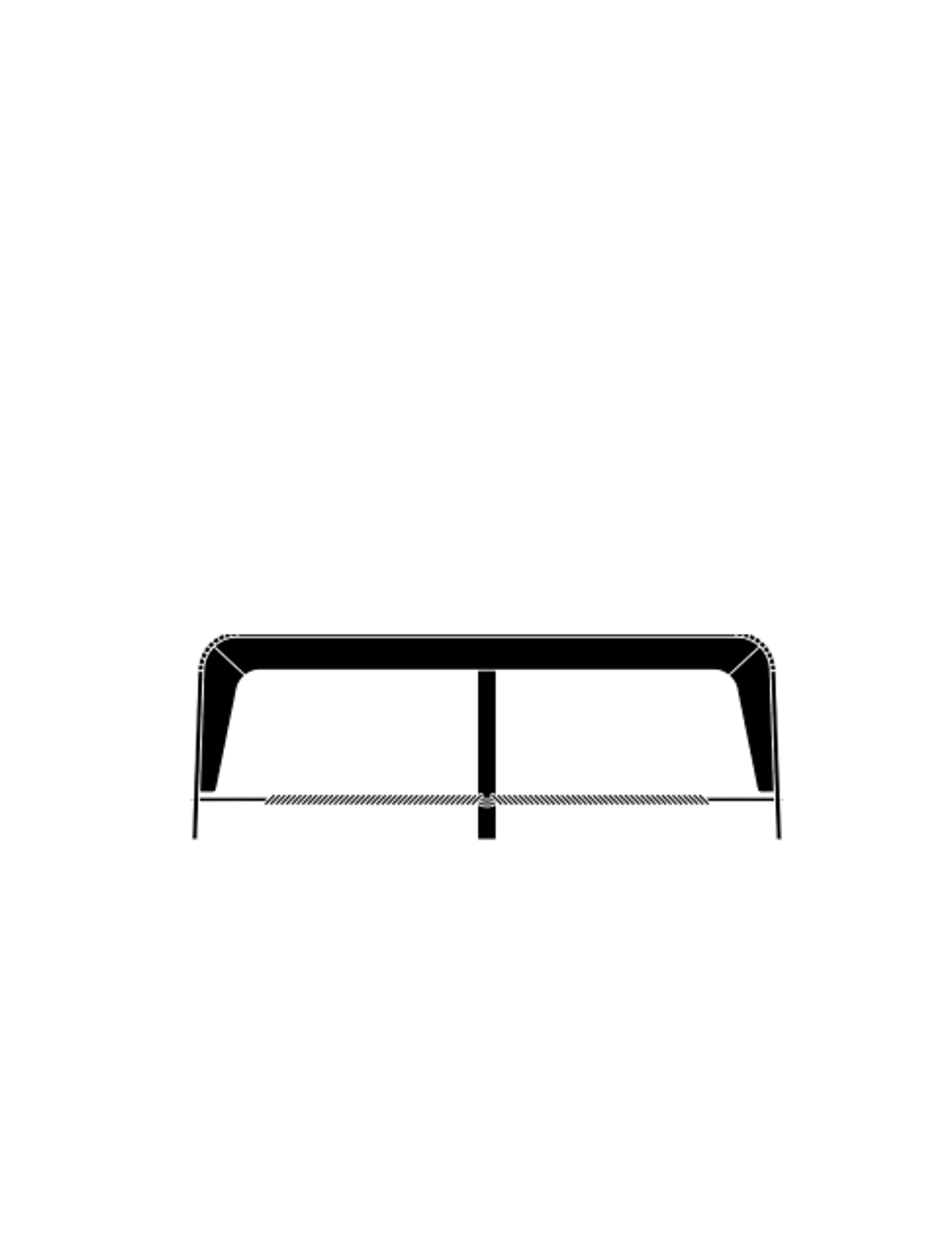 Nykänen FLAT-PACK BENCH drawn in sketch style